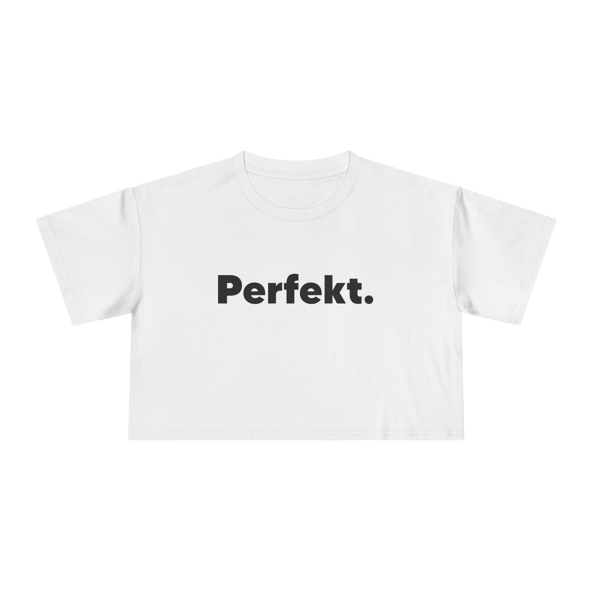 The Perfekt Crop Top White
