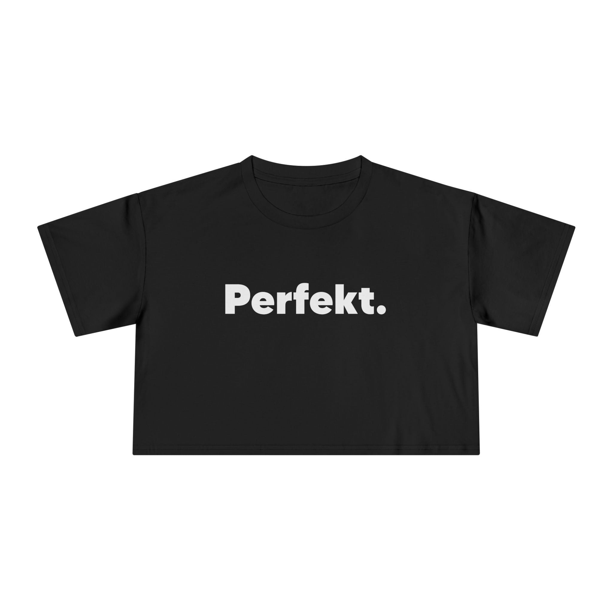 The Perfekt Crop Top Black