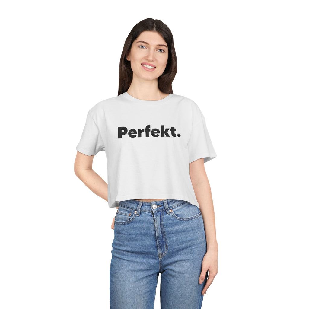 The Perfekt Crop Top White