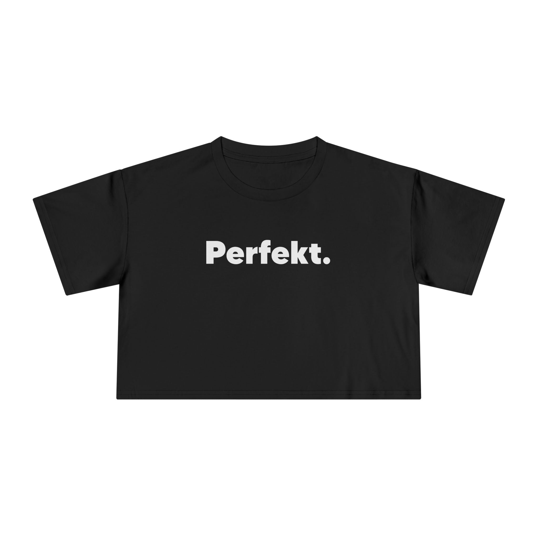 The Perfekt Crop Top Black