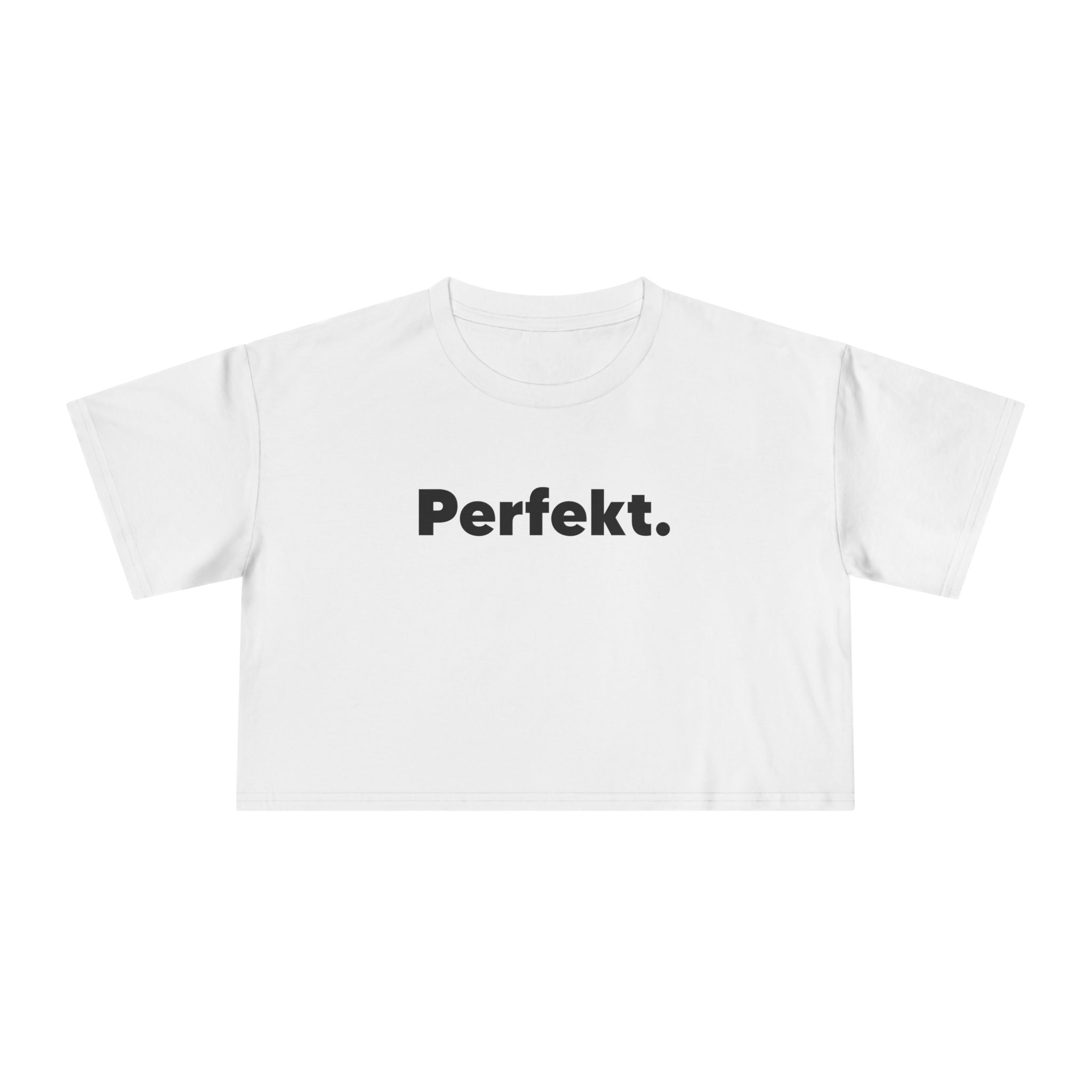 The Perfekt Crop Top White