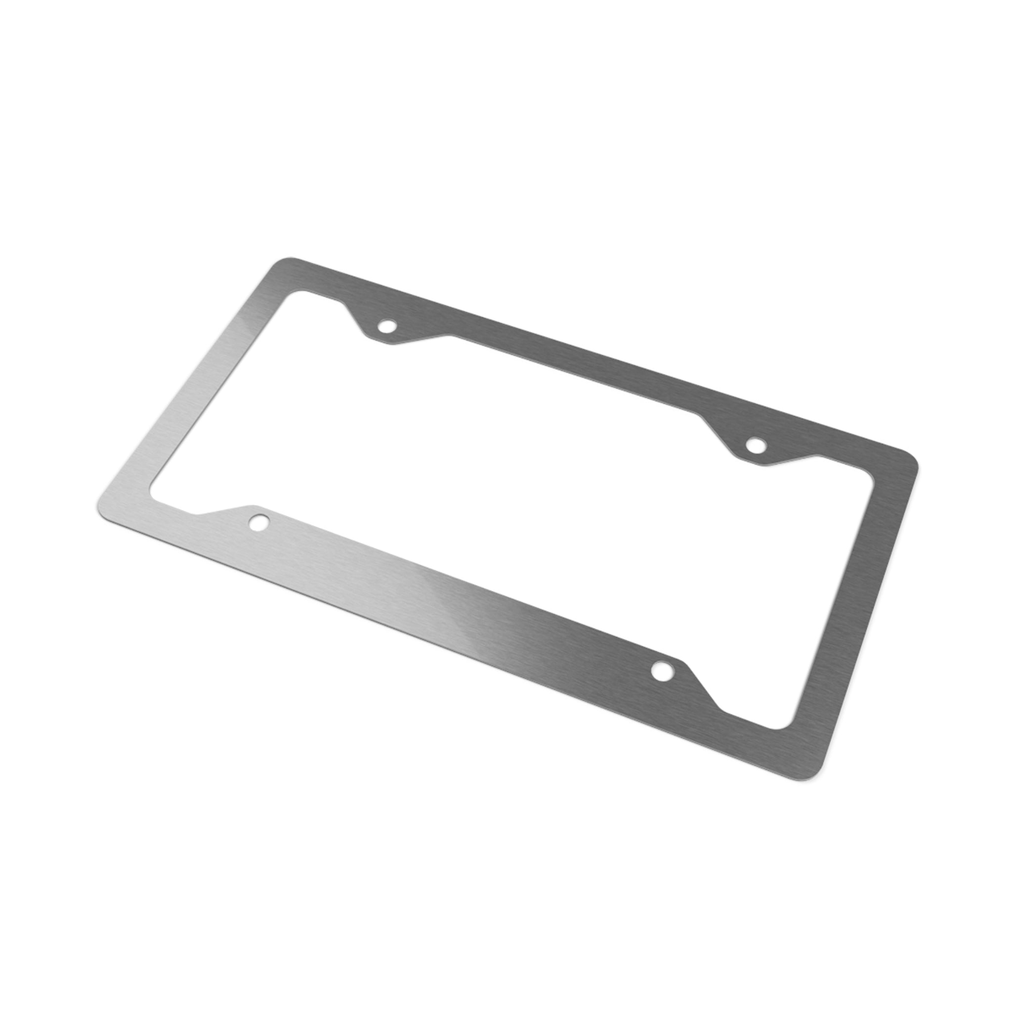The Perfekt Metal License Plate Frame Black